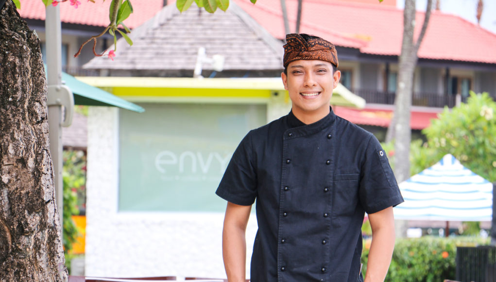 Chef Putu Wahyu Saputra for ENVY at Holiday Inn Resort Baruna